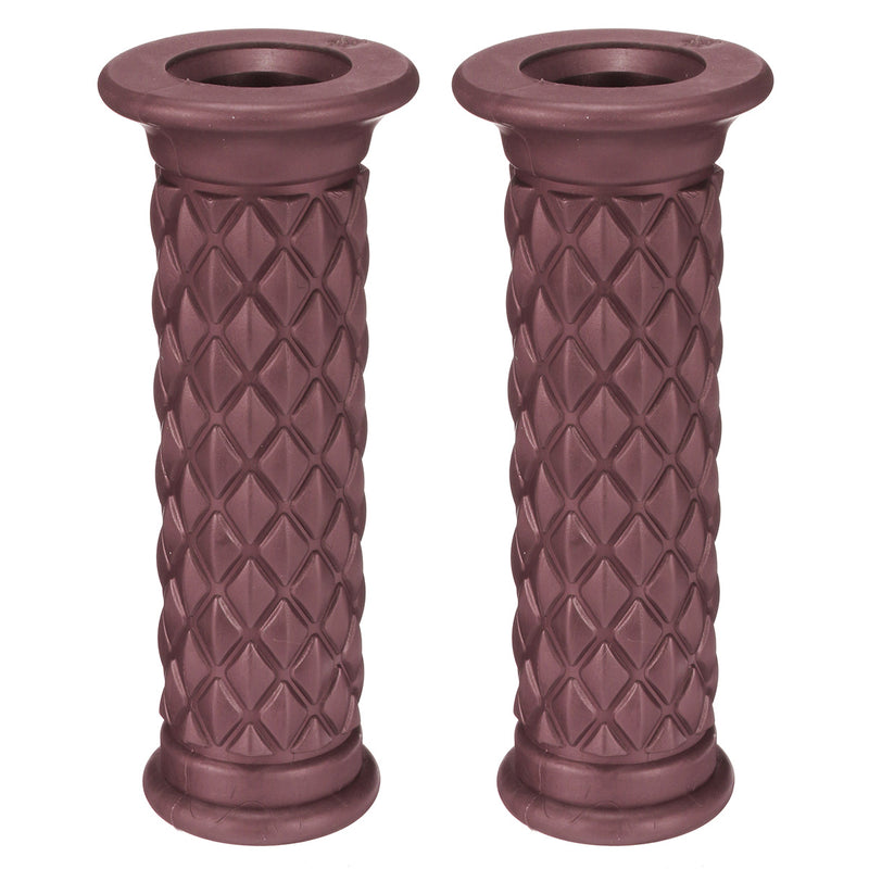 7/8inch Universal Motorcycle Cafe Racer Classic Rubber Handlebar Hand Grips Bar
