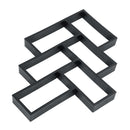 Reusable Path Floor Mould Path Maker DIY Garden Slate Cement Brick Molds Pavement Mould