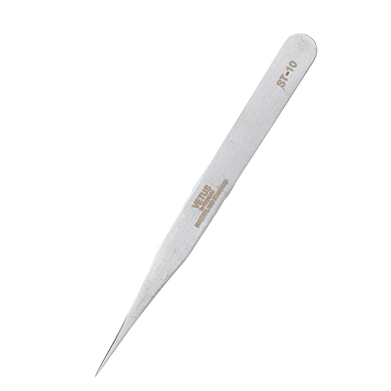VETUS Stainless Steel Tweezer Repair Hyperfine High Precision Anti Acid Tweezer Eyebrow Tweezer False Eyelash Extension Tool ST10 ST11 ST12 ST13 ST14