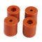 4pcs/pack 18mm*3 + 16mm*1 Silicone Shock Absorbed Heated Bed Hot Bed Leveling Column Kit For 3D Printer Parts
