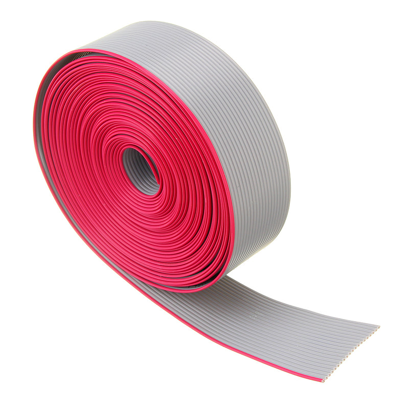 5M 1.27mm Pitch 20 Pin 20P Grey Gray Flat Ribbon Data Cable Wire Connector AWG28 300V