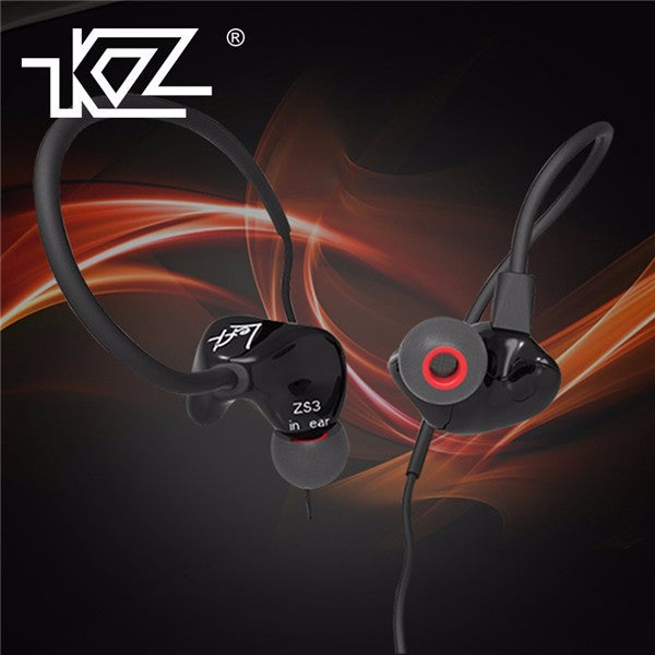 KZ ZS3 Hifi 3.5mm In-ear Earphone Noise Reduction Headset Dual Pin Cable Sports Headphone