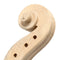 Hand Carved Maple Wood Violin Neck for 4/4 Full Size Violin Parts