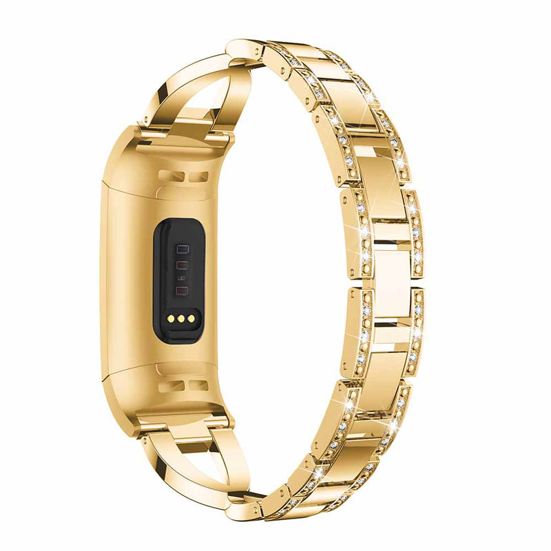 Bakeey Stainless Steel Watch Band Strap Replacement For Fitbit Charge 3