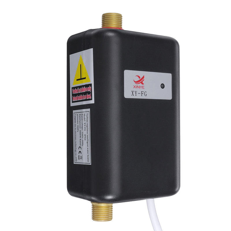 Electric Tankless Hot Water Heater Instant Heating For Bathroom Kitchen Washing With Indicator