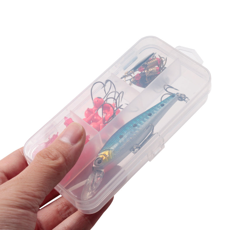 LUSHAZER 24PCS Fishing Lure Set Fishing Bait with Box Outdoor Camping Fishing Hunting Accessories