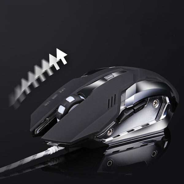 ZUOYA MMR2 Silent/Sounds Wired Gaming Mouse USB Cable LED Desktop Computer Optical Gamer Mice Macro Programming Mouse For Laptop PC Computer