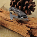 EDC Multi-function Stainless Steel Camping Buckle Portable Key Ring Mountaineering Survival Gadgets