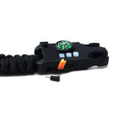 IPRee 8 In 1 Outdoor SOS Survival Bracelet LED Light Compass Whistle Multifunction Tool Kits