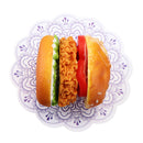 Jandoon DIY Crystal Mud DIY Clay Simulated Hamburger Toy Slime Squishy Bread Food Play Toy