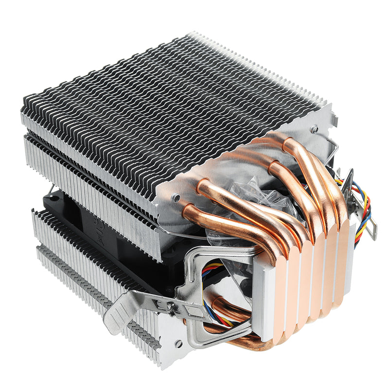 DC12V 6 Heat Pipe Computer CPU Fan Cooler Ultra-quiet Heat Sink