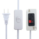 US Plug 2M Power Supply Adapter With Switch For Testing LED Strip Light Lamp AC100-240V