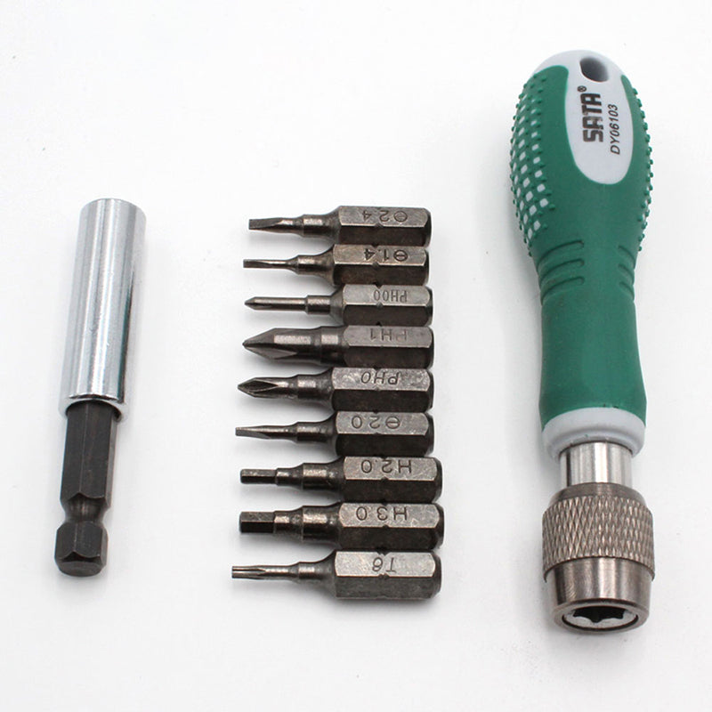 12pcs Multi-used Mini Precision Hex Torx Star Screwdriver Bits Screw Driver Repair Tool Kit