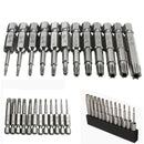12pcs 1/4 Inch 50mm T5-T40 Magnetic Torx Screwdriver Bits Set