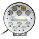 5 inch 80W 9V-32V 12V 25 LED Work Light Spot Round Motorcycle Driving Fog Lamp Offroad ATV 4WD
