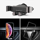 Bakeey Metal Gravity Linkage Automatic Lock Air Vent Car Phone Holder For 4.0-6.8 Inch Smart Phone For iPhone 11 Pro Max Xiaomi Redmi Note 8 Pro