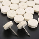 90pcs Felt Polishing Buffing Pads Wheel Wool Plastic Dremel Rotary Tool Kit