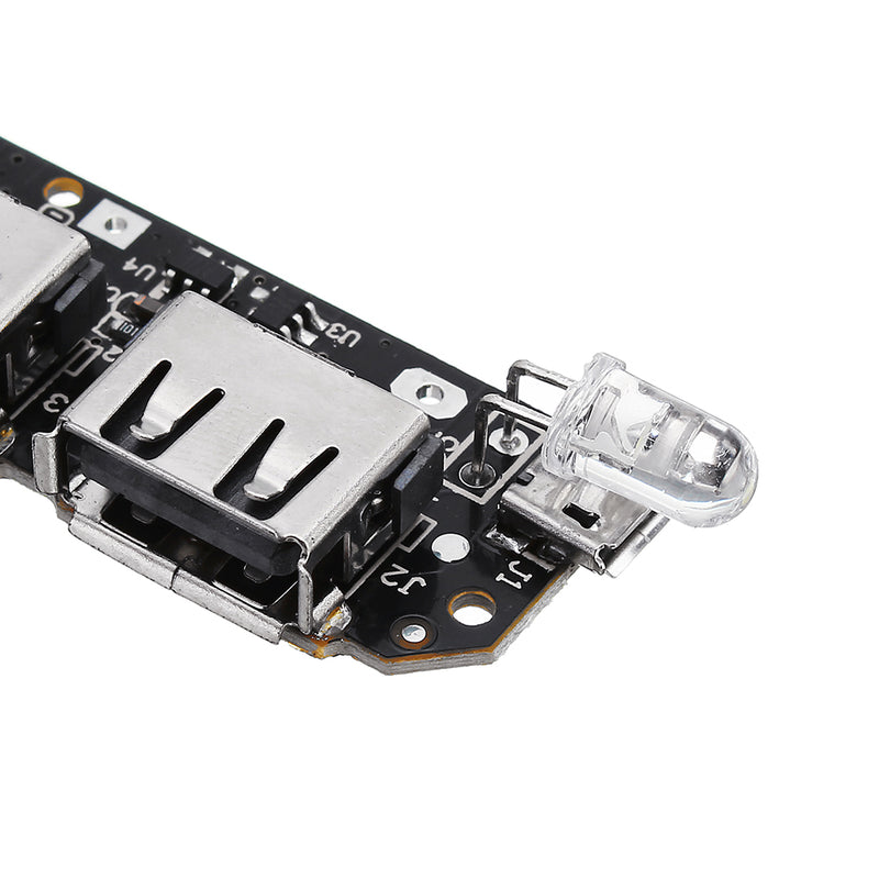 5pcs 5V 2.1A 3 USB Mobile Power Circuit Board  Boost Module For DIY Power Bank Lithium Battery