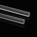 2Pcs 250mm Glass Stirring Mixing Rod Stirrer Mixer Sticks Rods Laboratory Experiment Glassware