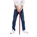 Folding 3-Section Climbing Sticks Walking Stick Adjustable Sandalwood Walking Crane Bird Head Design Grips w/ Bag