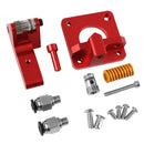Upgraded Aluminum Dual Gear Pulley Dual Drive Extruder + 4x Leveling Spring + 2x MK9 Silicone Cover + 1M PTFE Tube Kit For Creality CR-10 / CR-10S / CR-10S Pro / Ender-3 / Ender-3 Pro 3D Printer