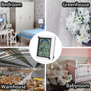 Indoor Outdoor Digital Thermometer Humidity Monitor with Large Touchscreen and Backlight