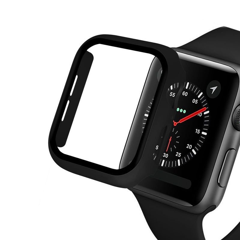Enkay Full Body PC Watch Cover + Tempered Glass Watch Screen Protector For Apple Watch Series 5 44mm/Apple Watch Series 4 44mm