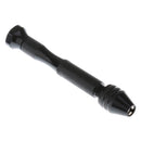 10 Pcs Mini Micro Twist Drill Bits 0.5mm-2.0mm w/ Aluminum Hand Drill Keyless Chuck
