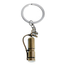 Simulation Metal Fire Extinguisher Modle Key Ring Keychain Bag Key Pendant