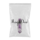 1pc Crystal Purple Fluorite Six Edges Point Natural Stone Home Desk Ornament