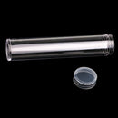 Premium Transparent Capsule Box Coin Tube Holder Storage Box For Coin