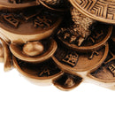 Resin Dragon Turtle Tortoise Statue Figurine Wealth Ornament for Home Office