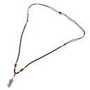 Handmade Tibetan Buddhism Nepal Copper Prayer Vajra Pestle Pendant With Rope