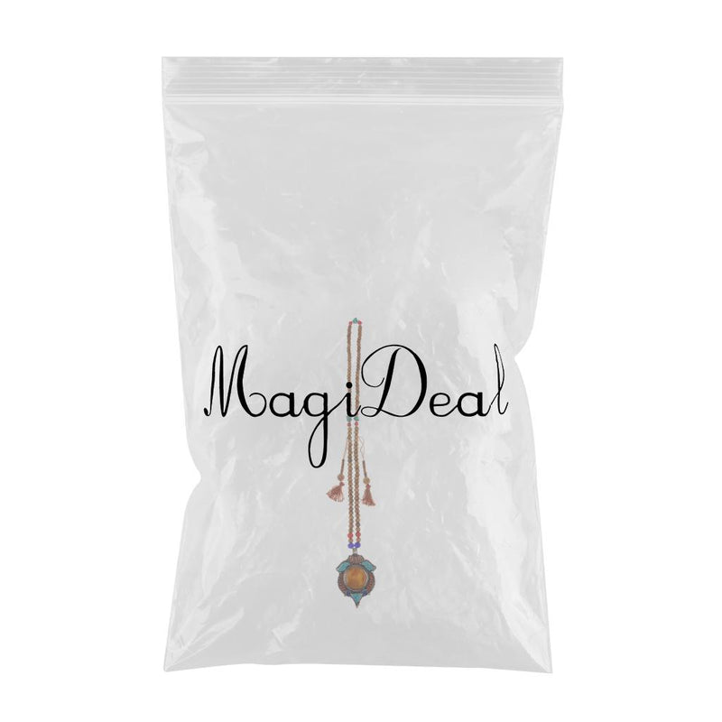 1 Piece Tibetan Buddhist Relax Prayer Meditation Bead Necklace Inlay Turquoise Pendant