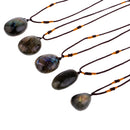 Moonstone Sun Stone Feng Shui Reiki Gemstone Pendants for DIY Jewelry Making