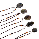Moonstone Sun Stone Feng Shui Reiki Gemstone Pendants for DIY Jewelry Making