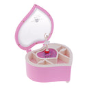 Heart Shape Dancing Ballerina Music Box Jewellery Box Hand Crank Music Box