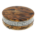 Vintage Wooden Ashtray Cigarette Cigar Handmade Tobacco Case for Office/Bar