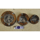 Vintage Wooden Ashtray Cigarette Cigar Handmade Tobacco Case for Office/Bar