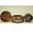 Vintage Wooden Ashtray Cigarette Cigar Handmade Tobacco Case for Office/Bar