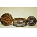 Vintage Wooden Ashtray Cigarette Cigar Handmade Tobacco Case for Office/Bar