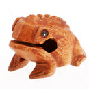 Wooden Frog Statue Creative Children Kids Musical Toy Home Office Decor -6cm