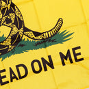 35x59inch Gadsden American Revolution Flag Gadsden State Flag Yellow Black