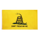35x59inch Gadsden American Revolution Flag Gadsden State Flag Yellow Black