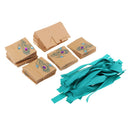 50Pcs Peacock Feather Candy Boxes Drawer Design Wedding Rhinestone Boxes