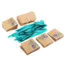 50Pcs Peacock Feather Candy Boxes Drawer Design Wedding Rhinestone Boxes