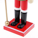 Nutcracker Wooden Snowman Head Soldier Toys Ornaments Holiday Decoration for Kids Chidren Gifts