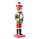 Nutcracker Wooden Snowman Head Soldier Toys Ornaments Holiday Decoration for Kids Chidren Gifts