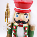 Nutcracker Wooden Snowman Head Soldier Toys Ornaments Holiday Decoration for Kids Chidren Gifts
