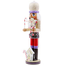 Nutcracker Wooden Santa Claus Toys Ornaments Holiday Decoration for Kids Chidren Gifts